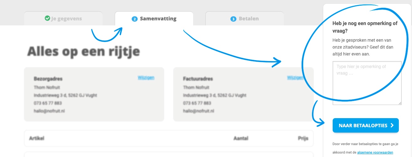opmerking toevoegen