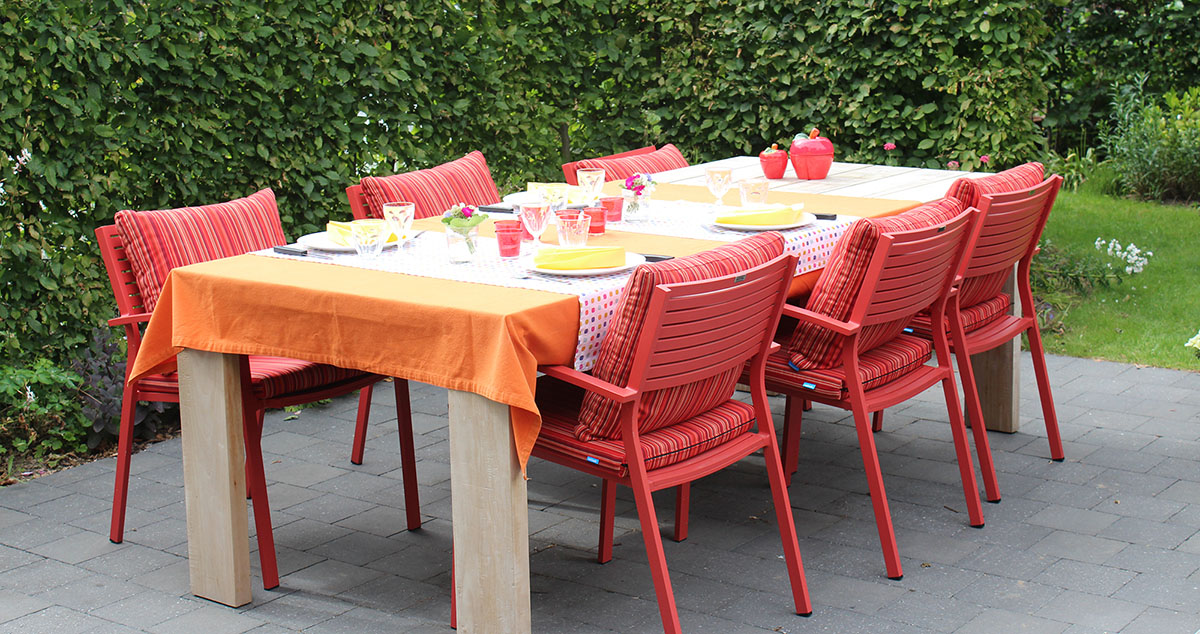 streep tuinstoelkussens